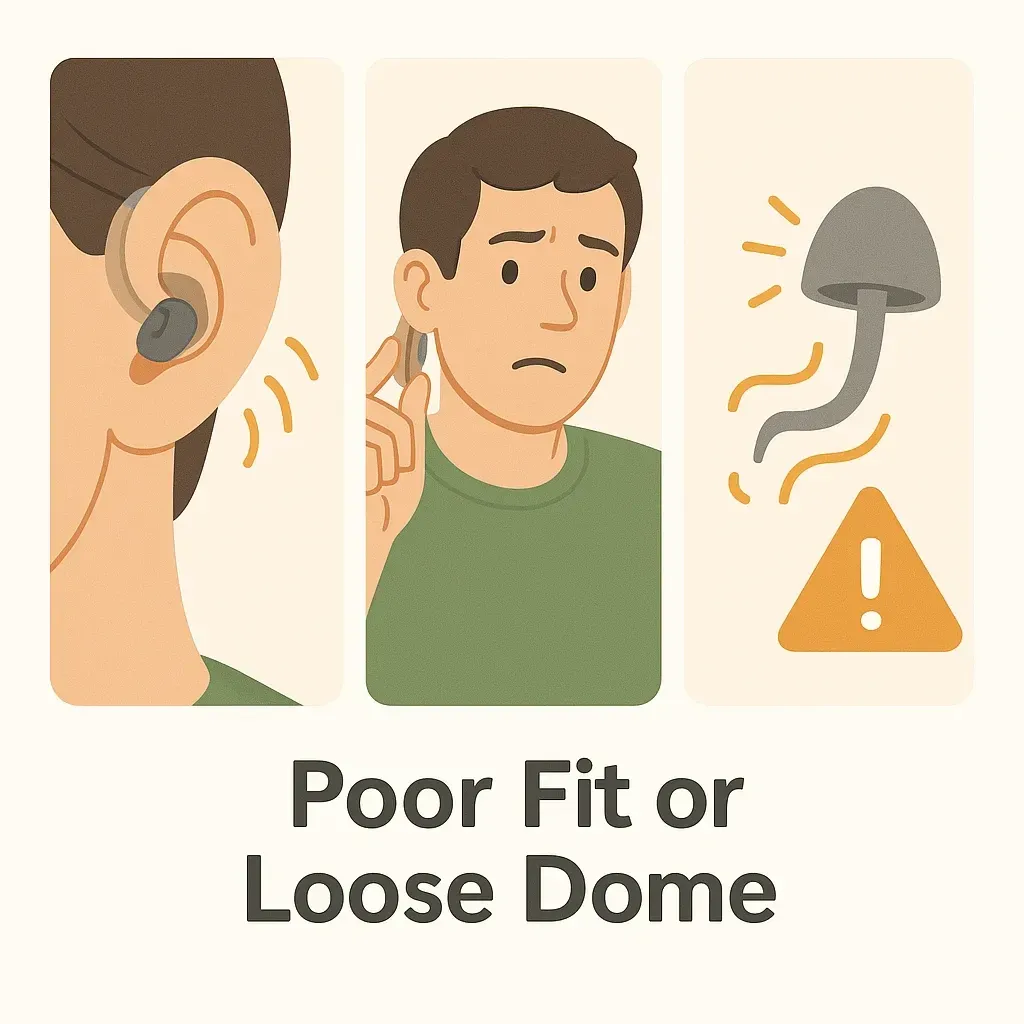 Poor Fit or Loose Dome